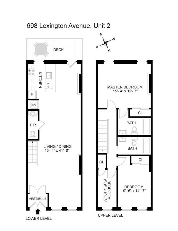 Newly Renovated Duplex Apartment 2 New York Kültér fotó